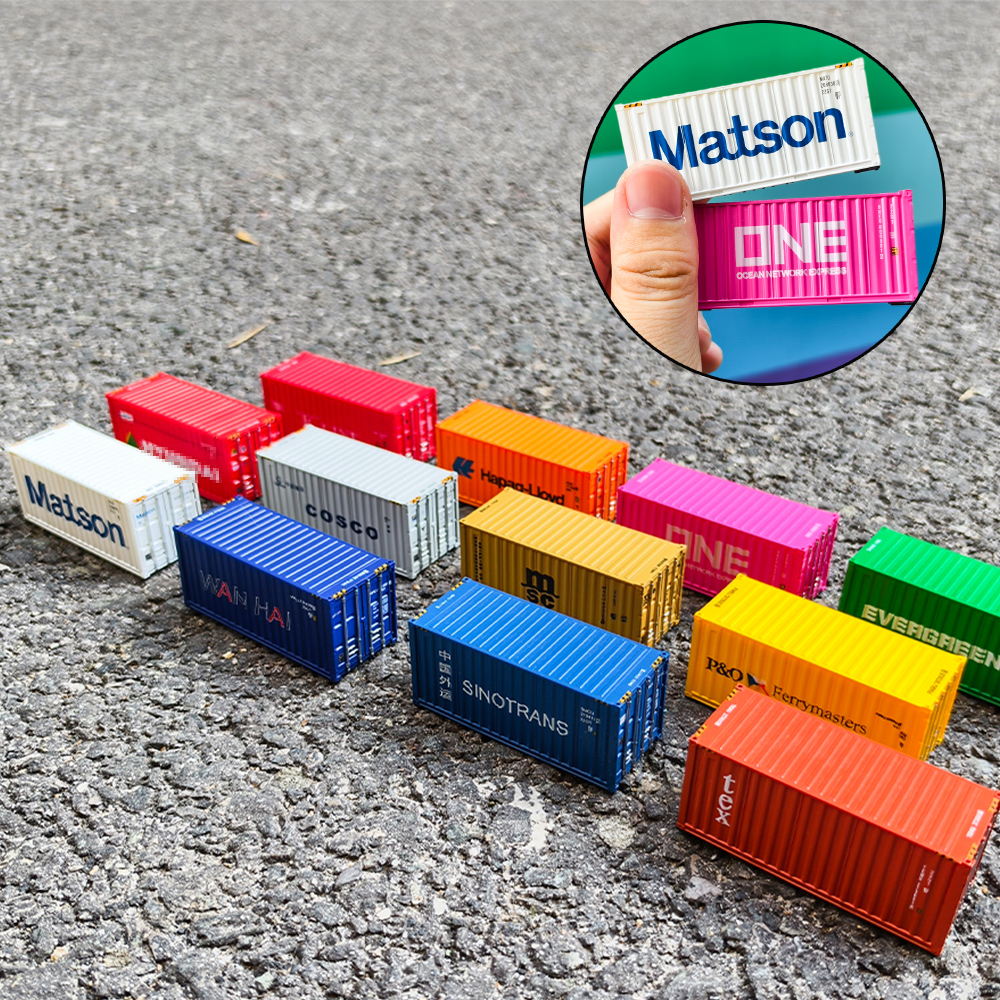 Model Kit Locomotive - 1PCS 20Feet Freight Container HO Scale