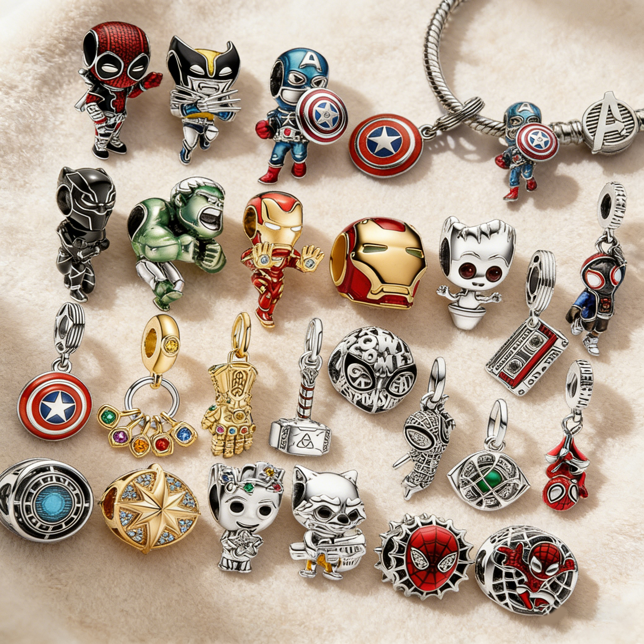 Model Kit Galahad - Marvel Spider-Man,Avengers,Guardians of the Galaxy Charm