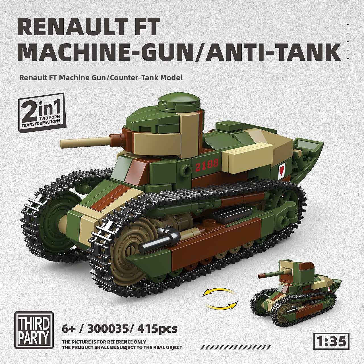 Model Kit Third Party - Third-Party Military Model Kit Anti-Tank Machine