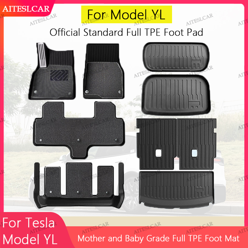 Model Kit Cars - AITESLCAR For Tesla Floor Mat Model