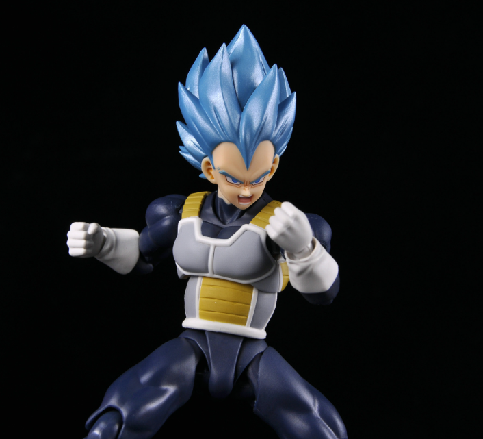 Model Kit Vegeta - Original BANDAI S.H. Figuards Blue Hair
