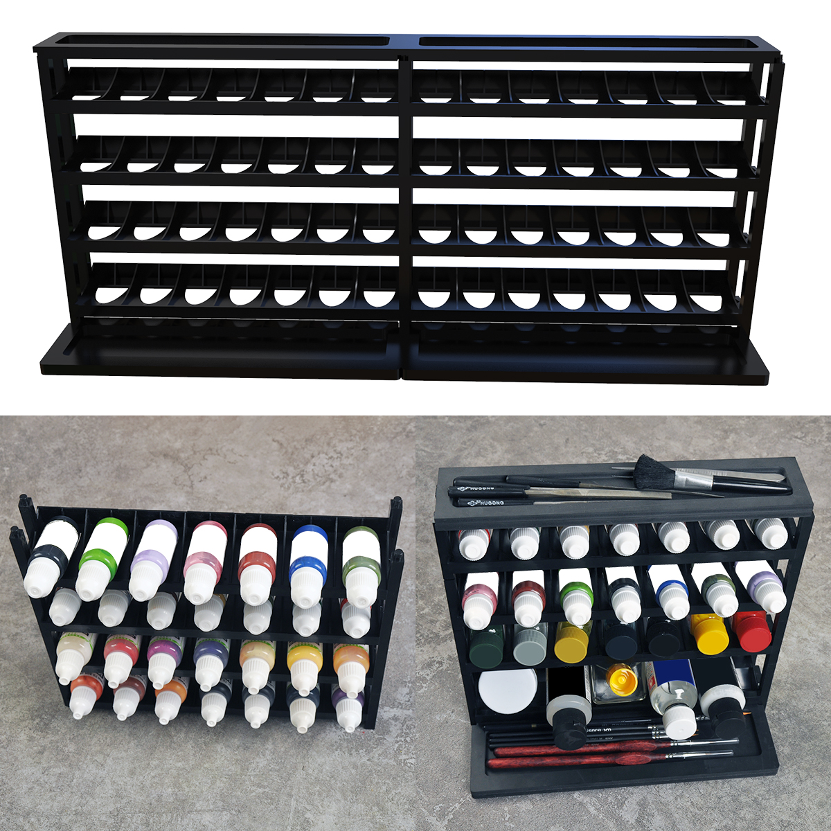 Model Kit Markers - Assembly Modular Paint Storage Rack Modular