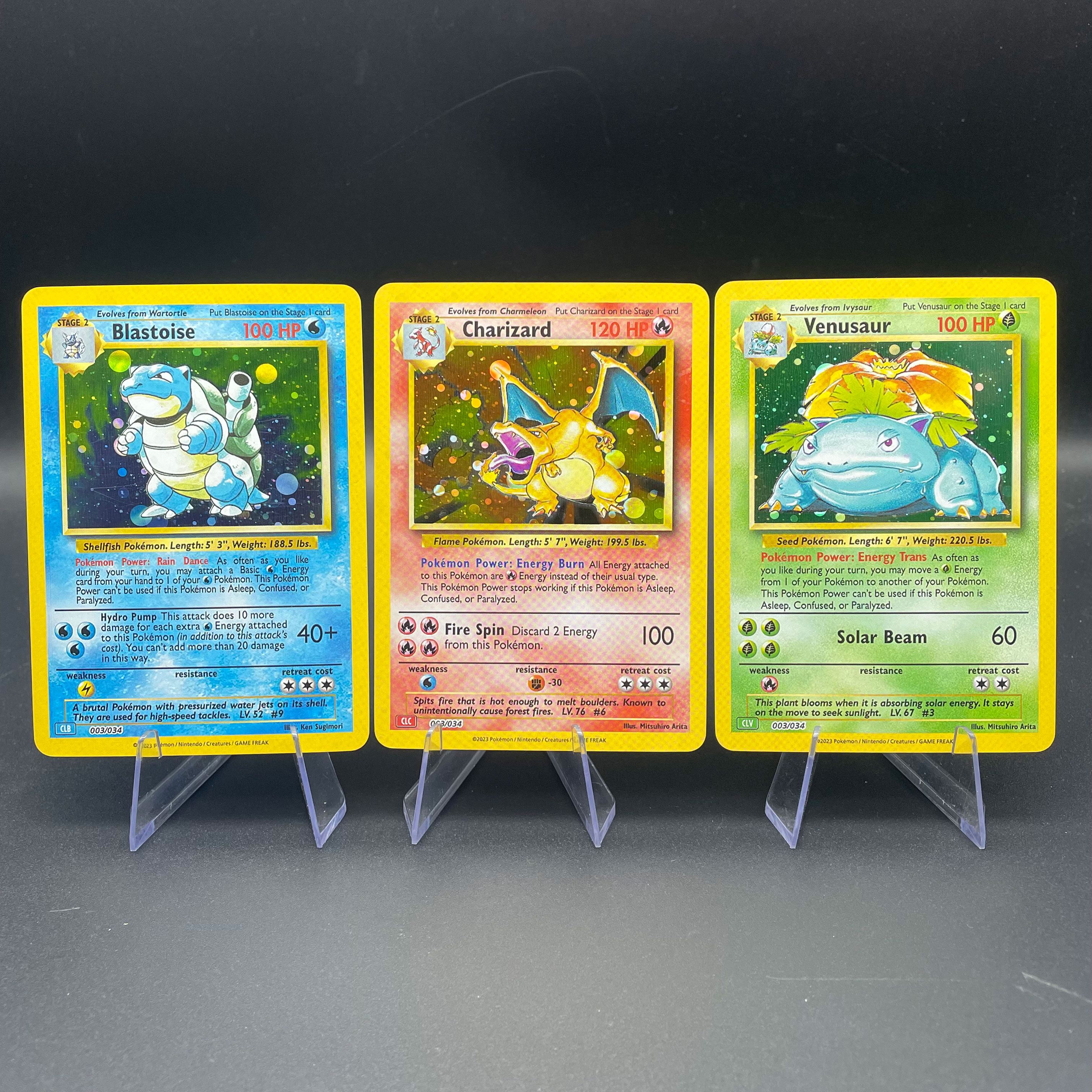 Model Kit Anime - 3pcs/set Anime PTCG DIY Self-made Kanto