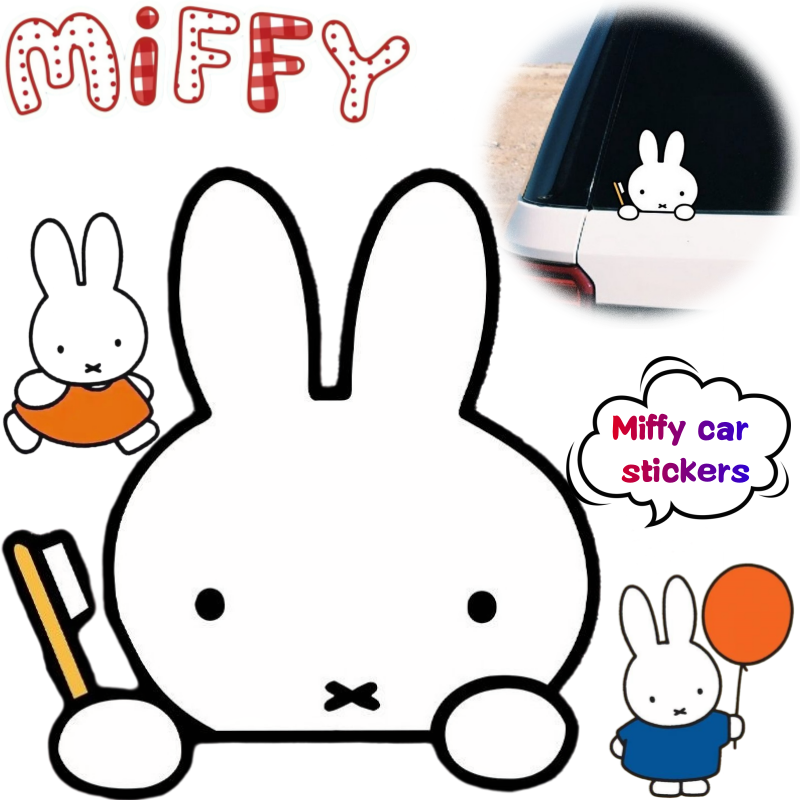 Miffy Rabbit Car Sticker Creat - Model Kit Cars のレビューと価格