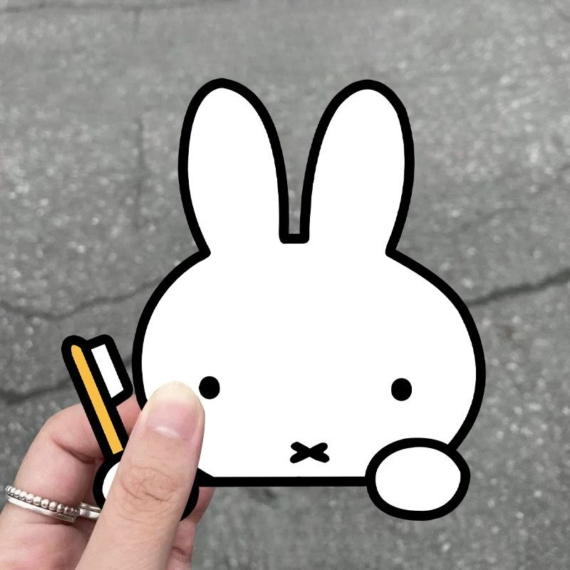 Miffy Rabbit Car Sticker Creat - Model Kit Cars のレビューと価格