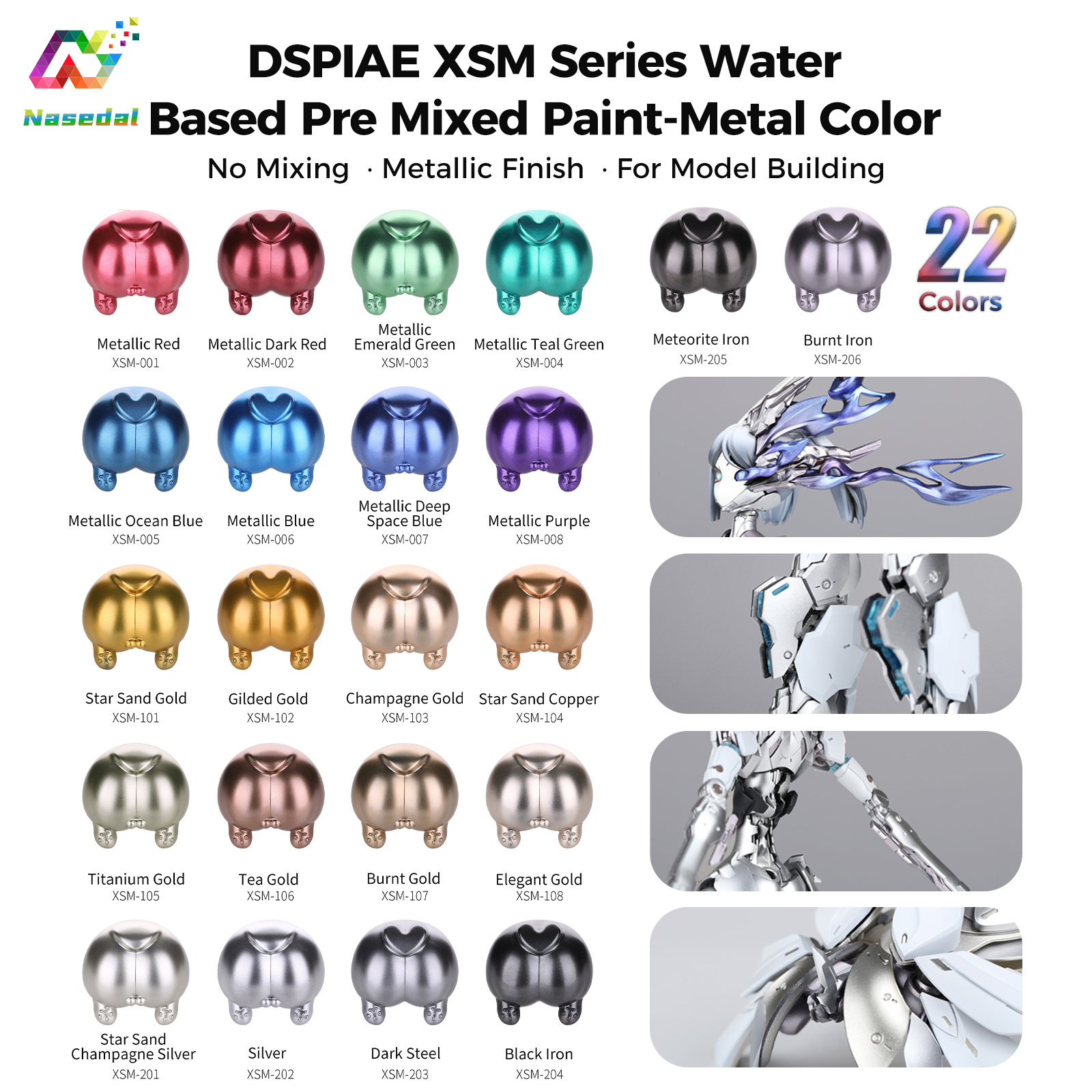 DSPIAE XSM Series 50ml Water B - Model Kit Paint Set のレビューと価格