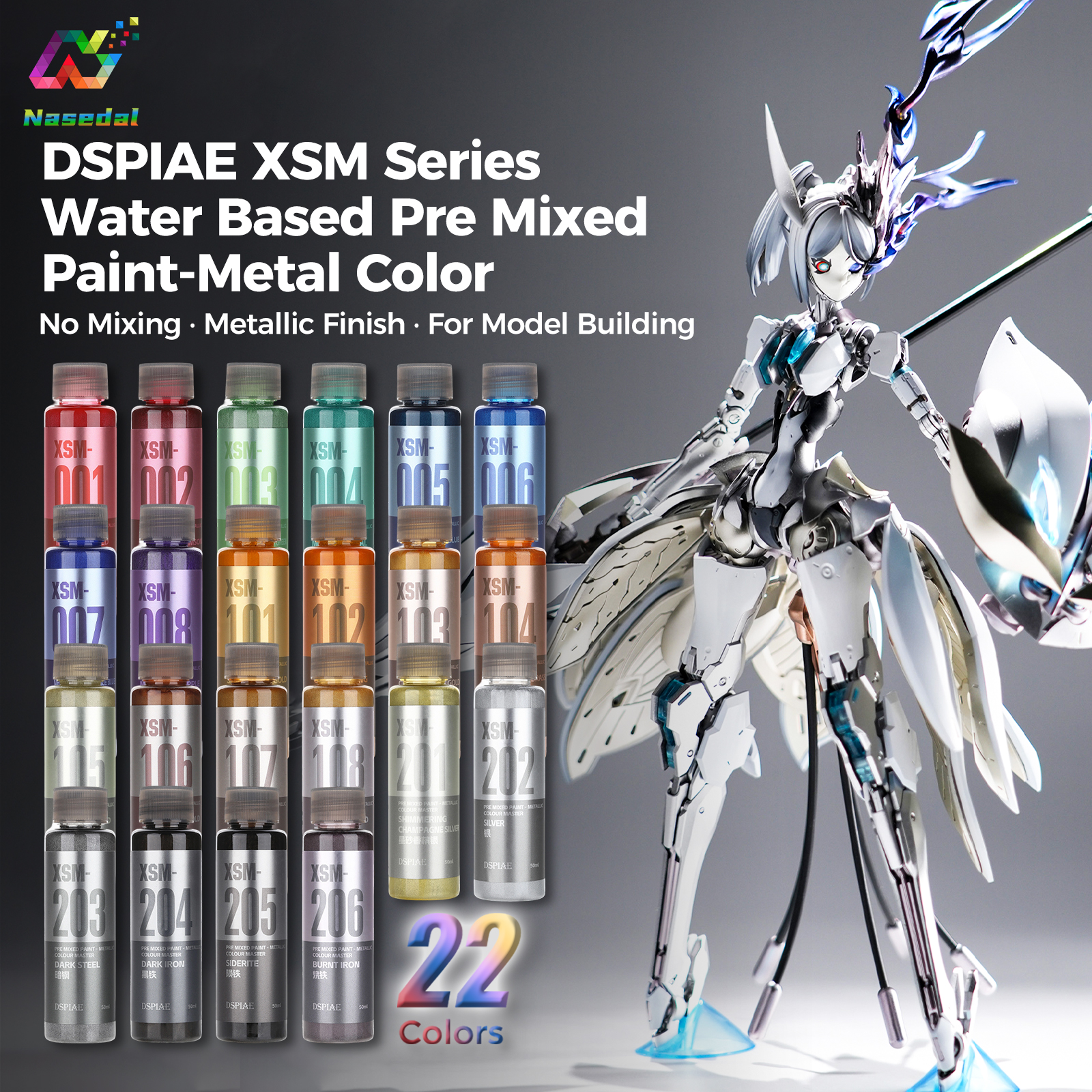 DSPIAE XSM Series 50ml Water B - Model Kit Paint Set のレビューと価格