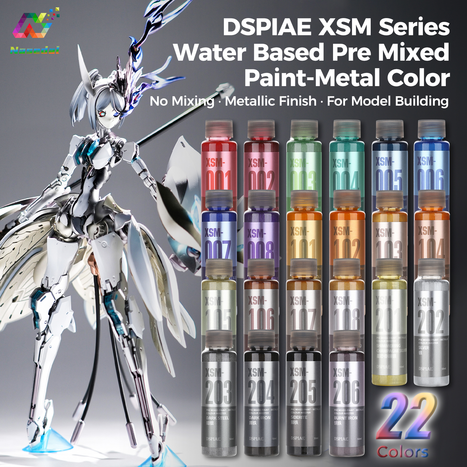 DSPIAE XSM Series 50ml Water B - Model Kit Paint Set のレビューと価格