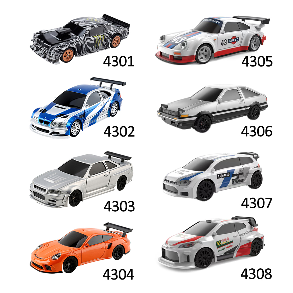 Upgraded Gyro 1/43 RC Drifting - Model Kit Ae86 のレビューと価格