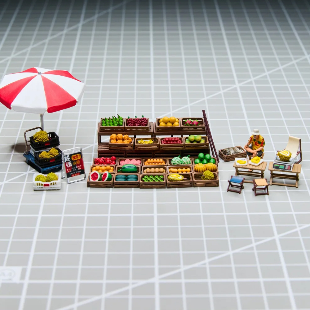 Kicarmod 1/64 Fruit Stand Mode - Model Kit Cars のレビューと価格