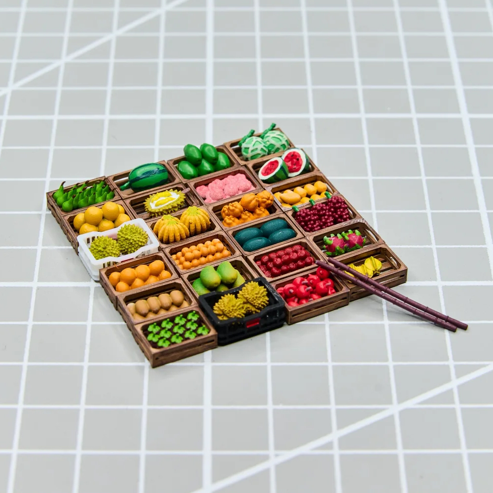 Kicarmod 1/64 Fruit Stand Mode - Model Kit Cars のレビューと価格