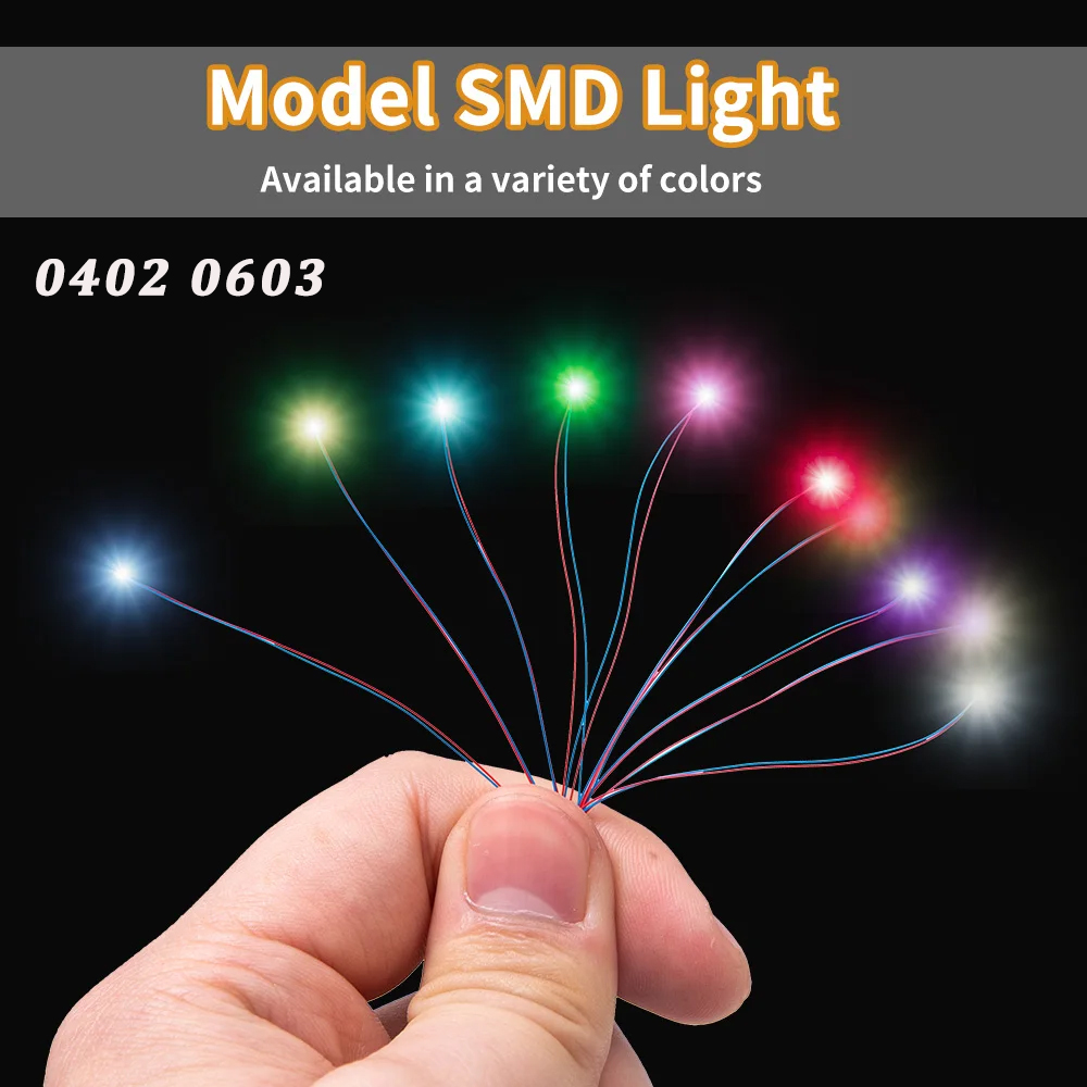 5PCS 3V LED 0402 0603 SMD Lamp - Model Kit Locomotive のレビューと価格