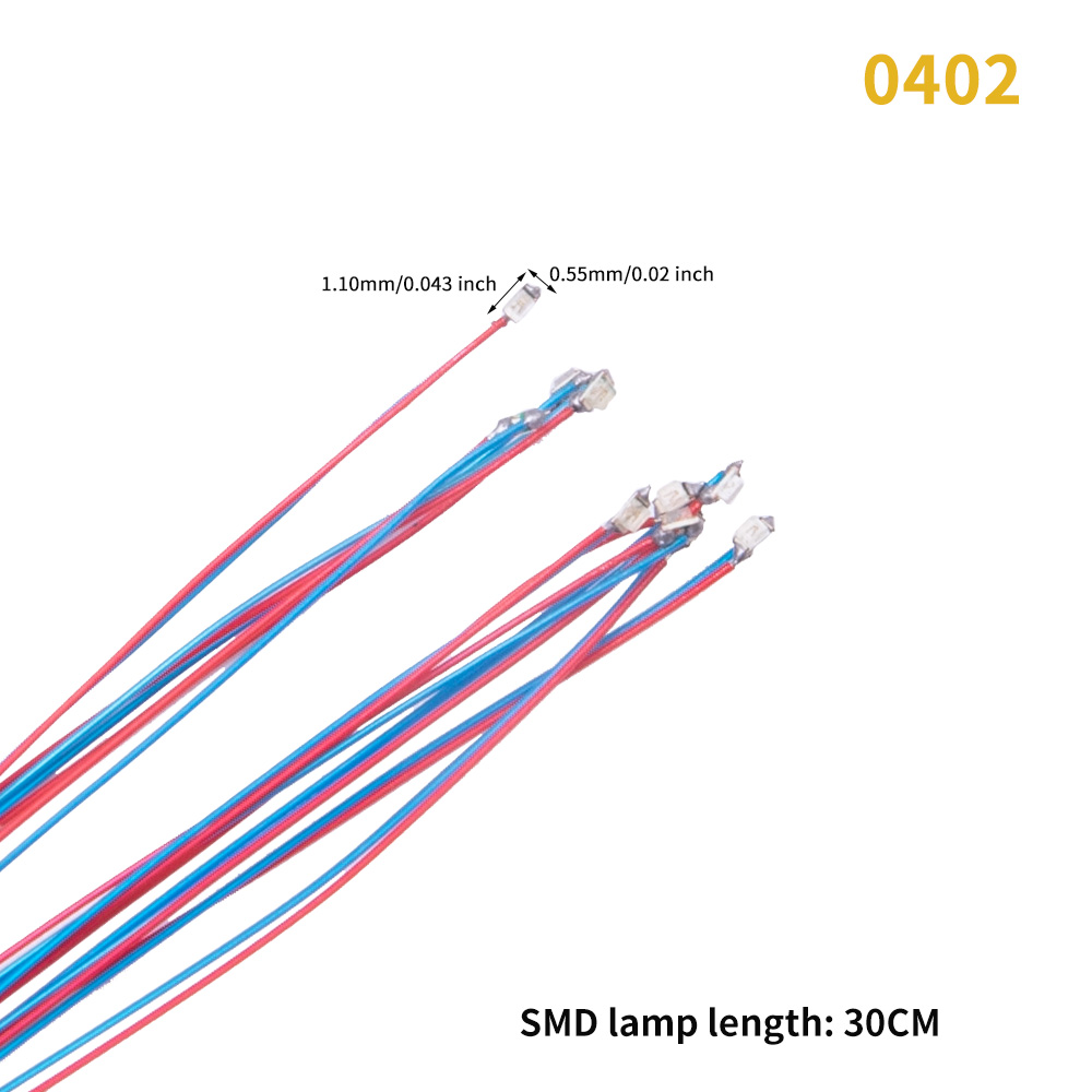 5PCS 3V LED 0402 0603 SMD Lamp - Model Kit Locomotive のレビューと価格