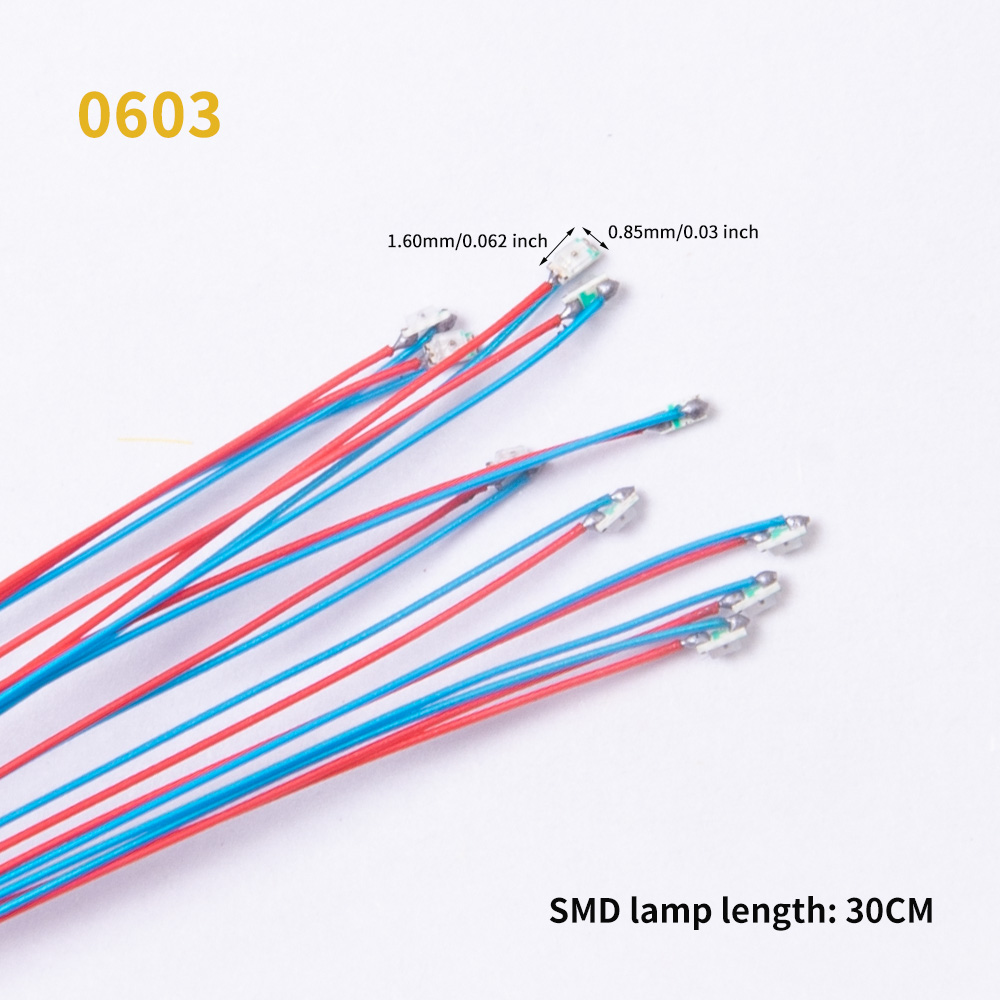 5PCS 3V LED 0402 0603 SMD Lamp - Model Kit Locomotive のレビューと価格