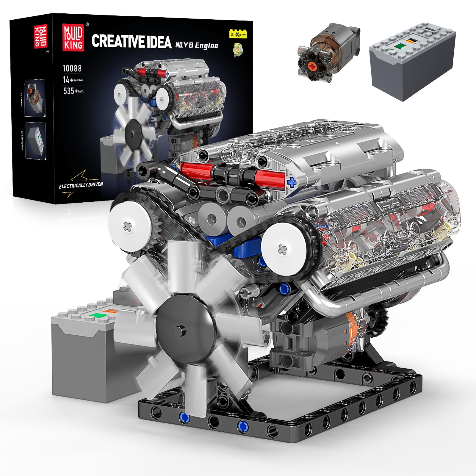 Mould King 10088 V8 Engine Bui - Model Kit V8 Engine のレビューと価格