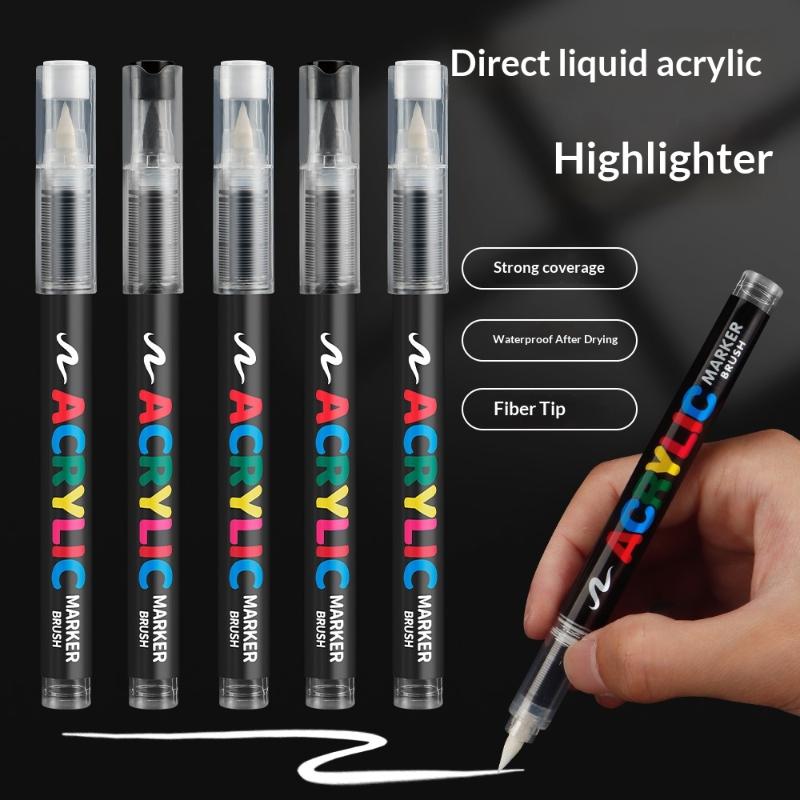 8pcs Black And White Acrylic P - Model Kit Markers のレビューと価格