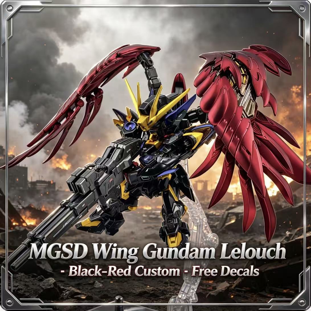 MGSD Wing Lelouch Color Scheme - Gundam Model Mg のレビューと価格