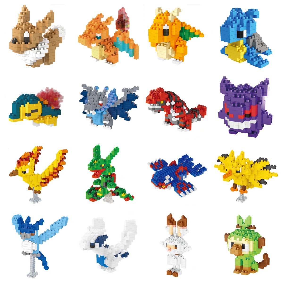 Pokemon Small Blocks Nanoblock - Model Kit Rayquaza のレビューと価格