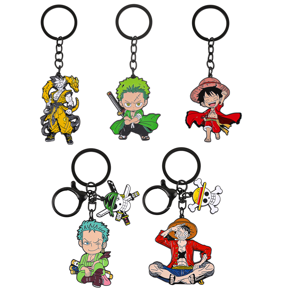 One Piece Anime Keychain Set - - Model Kit Anime のレビューと価格