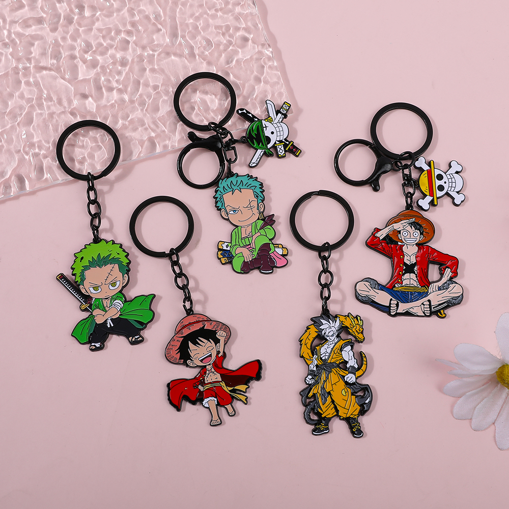 One Piece Anime Keychain Set - - Model Kit Anime のレビューと価格