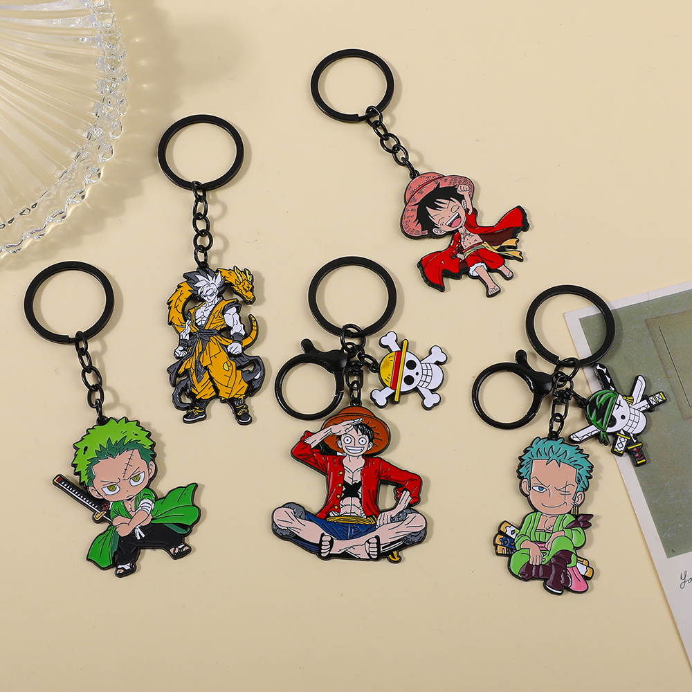 One Piece Anime Keychain Set - - Model Kit Anime のレビューと価格