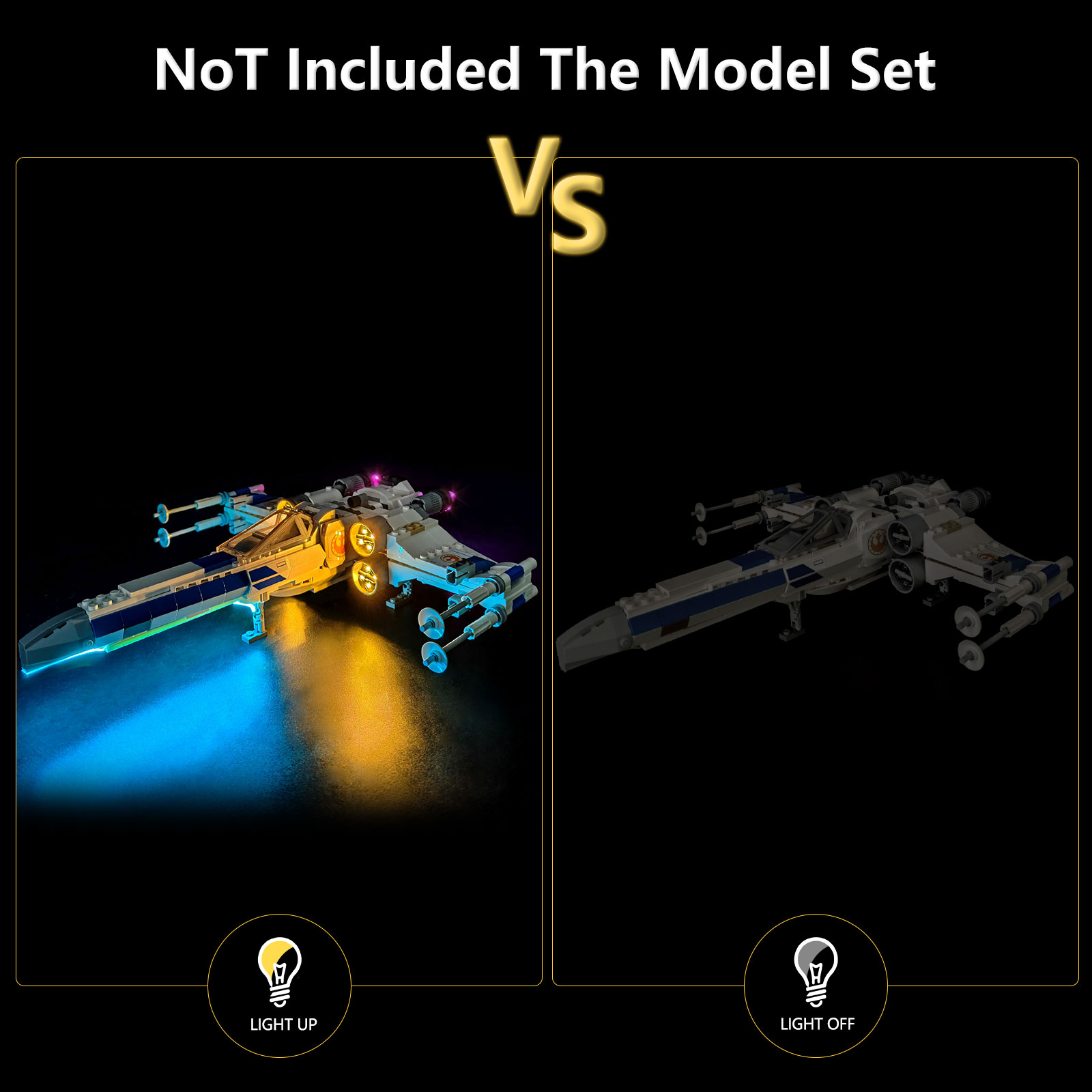 LYBMTWF LED Lighting Kit Compa - Model Kit X Wing のレビューと価格