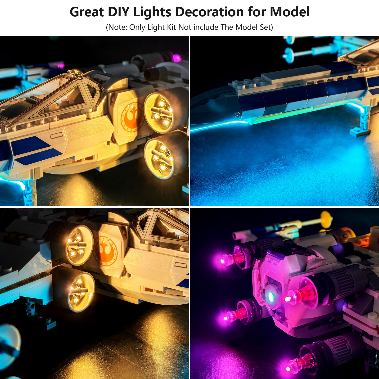 LYBMTWF LED Lighting Kit Compa - Model Kit X Wing のレビューと価格