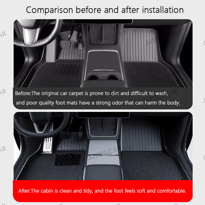 AITESLCAR For Tesla Floor Mat  - Model Kit Cars のレビューと価格