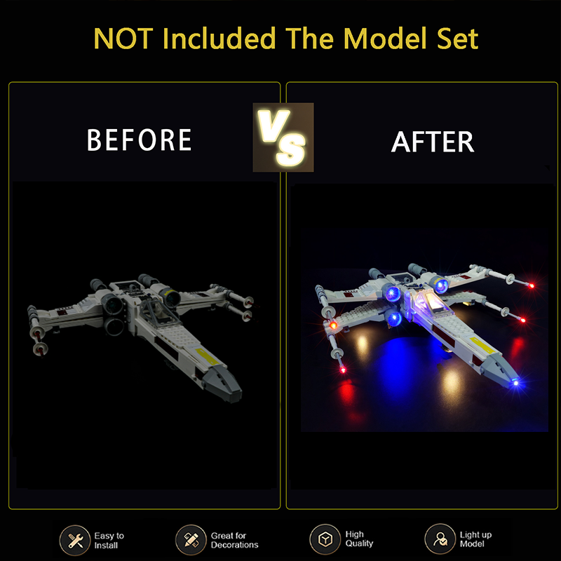LYBMTWF LED Lighting Kit Compa - Model Kit X Wing のレビューと価格