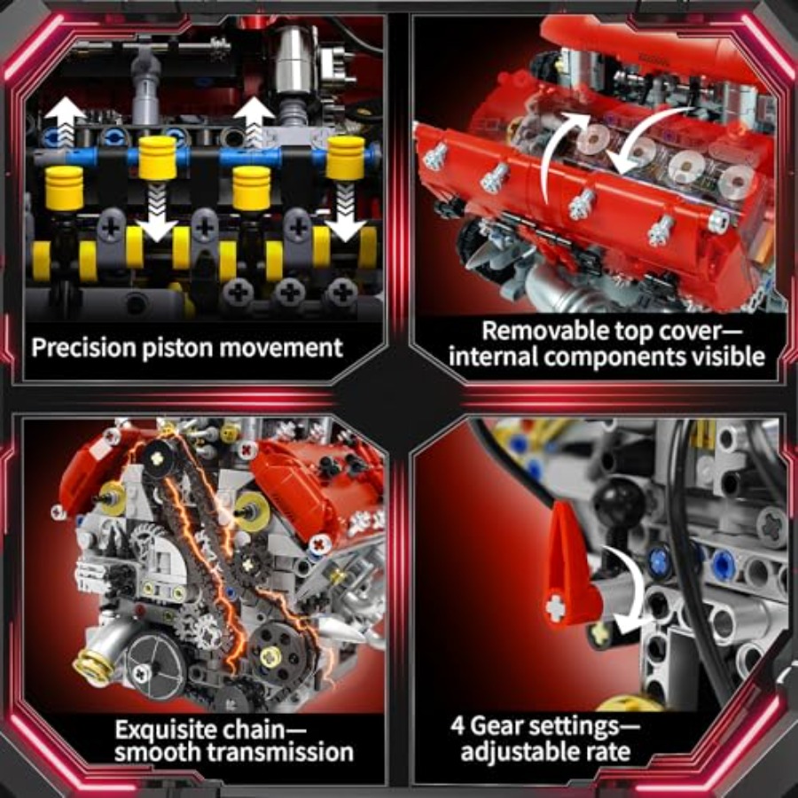 V8 Engine Model Kit for Desk D - Model Kit V8 Engine のレビューと価格
