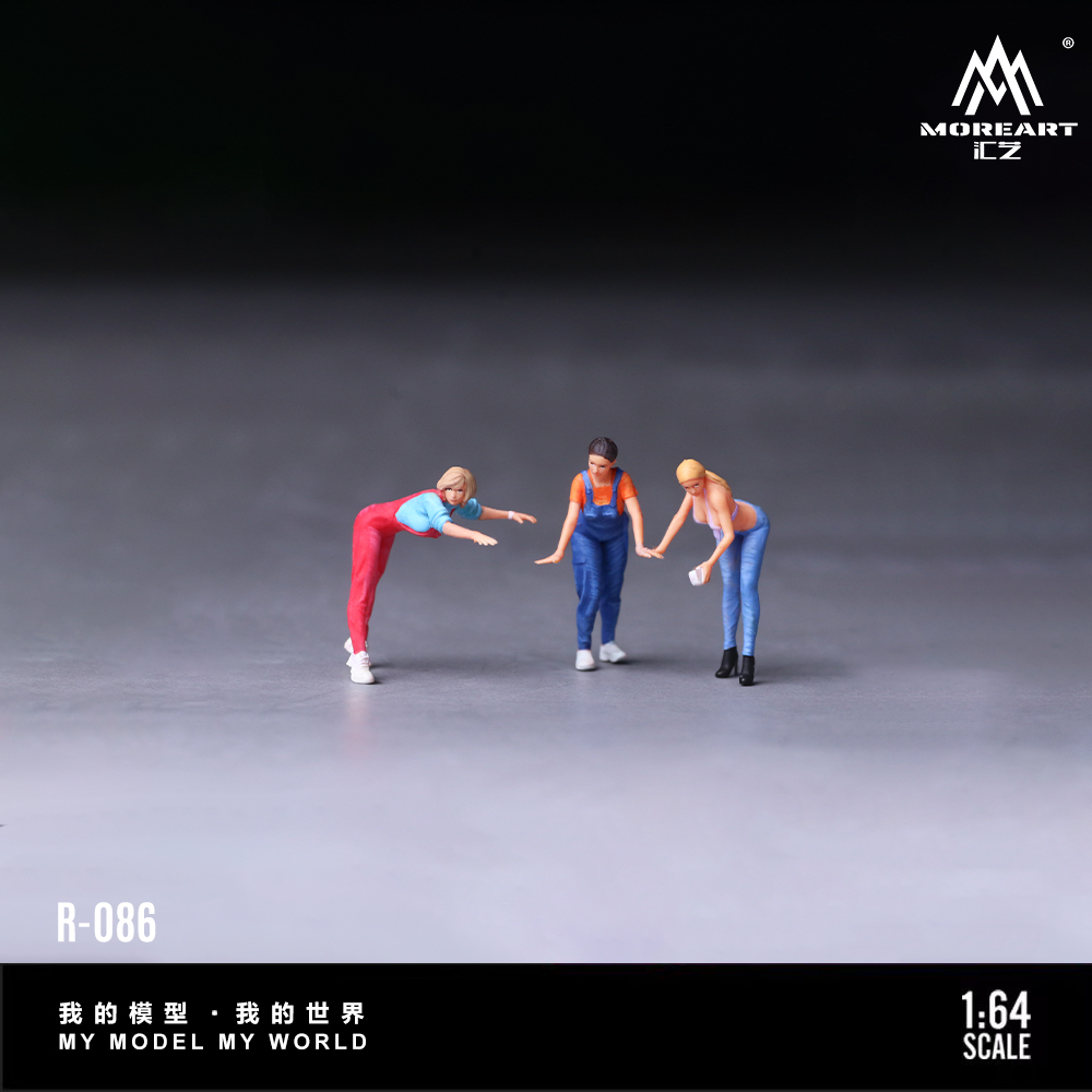 More Art 1:64 Three Sisters Ca - Model Kit Cars のレビューと価格