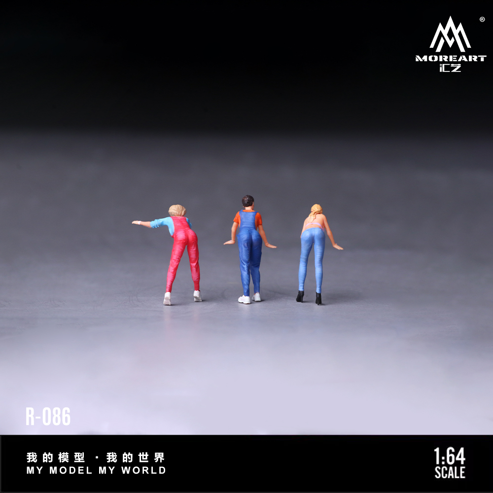 More Art 1:64 Three Sisters Ca - Model Kit Cars のレビューと価格