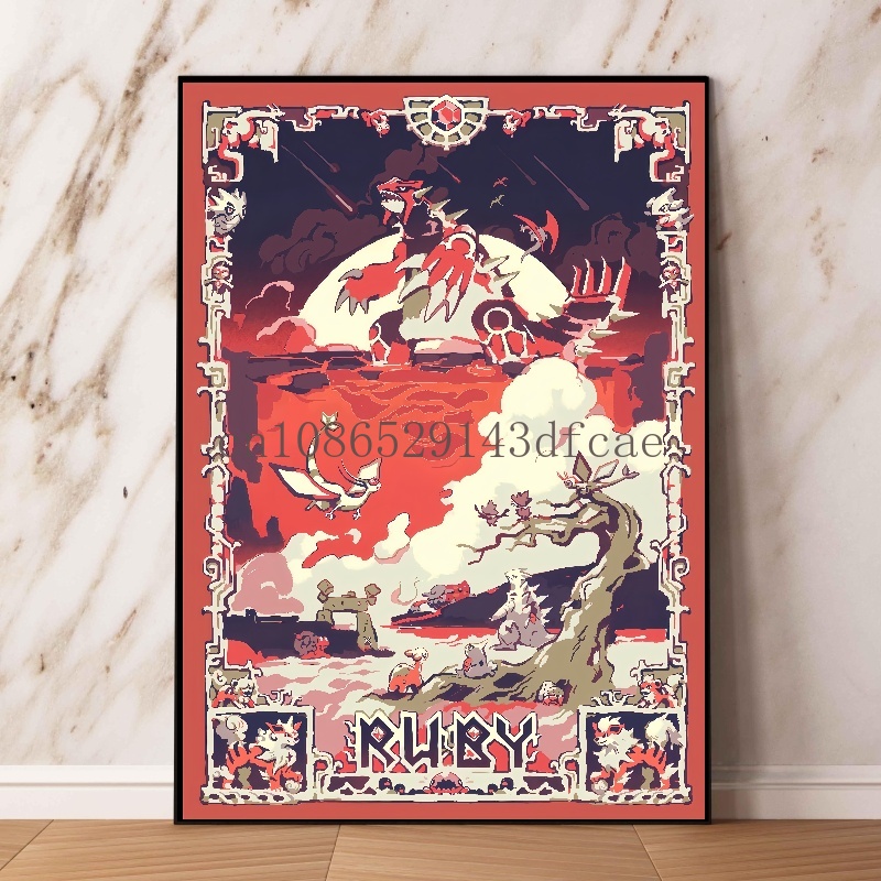 Pokemon Retro Cartoon Poster C - Model Kit Rayquaza のレビューと価格