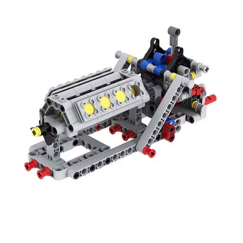 4-Speed Gearbox + V8 Engine Mo - Model Kit V8 Engine のレビューと価格
