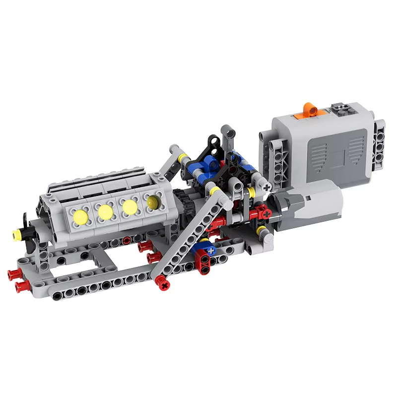 4-Speed Gearbox + V8 Engine Mo - Model Kit V8 Engine のレビューと価格