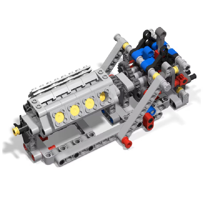 4-Speed Gearbox + V8 Engine Mo - Model Kit V8 Engine のレビューと価格