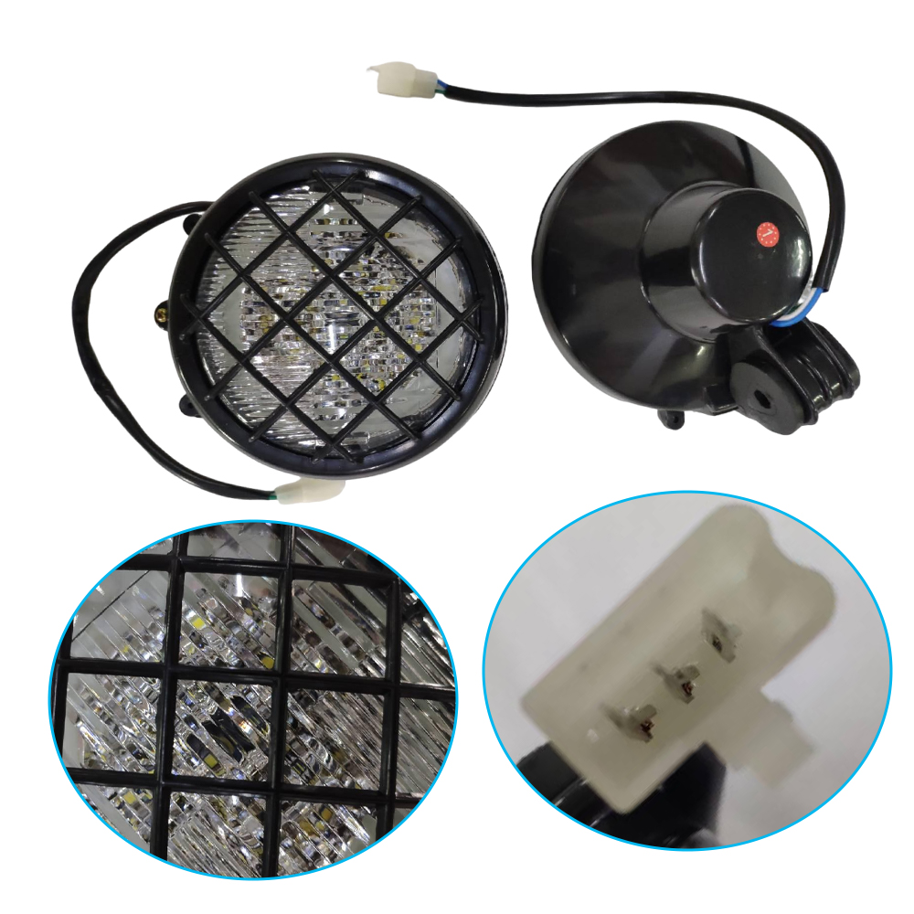 2pcs LED Motorcycle Headlights - Model Kit Wolverine のレビューと価格