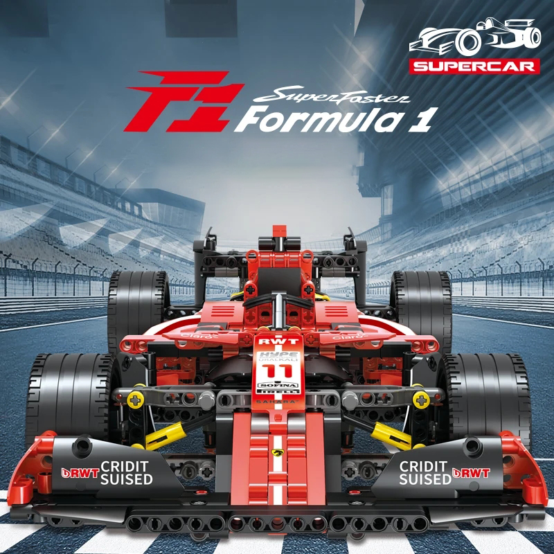 1280Pcs High-Tech Formula Cars - Model Kit F1 のレビューと価格