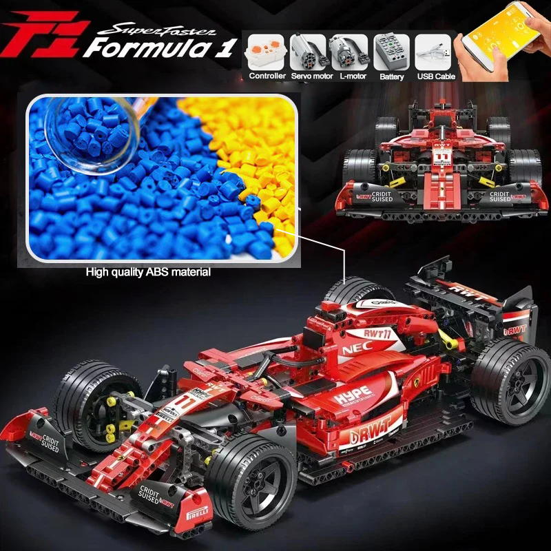 1280Pcs High-Tech Formula Cars - Model Kit F1 のレビューと価格