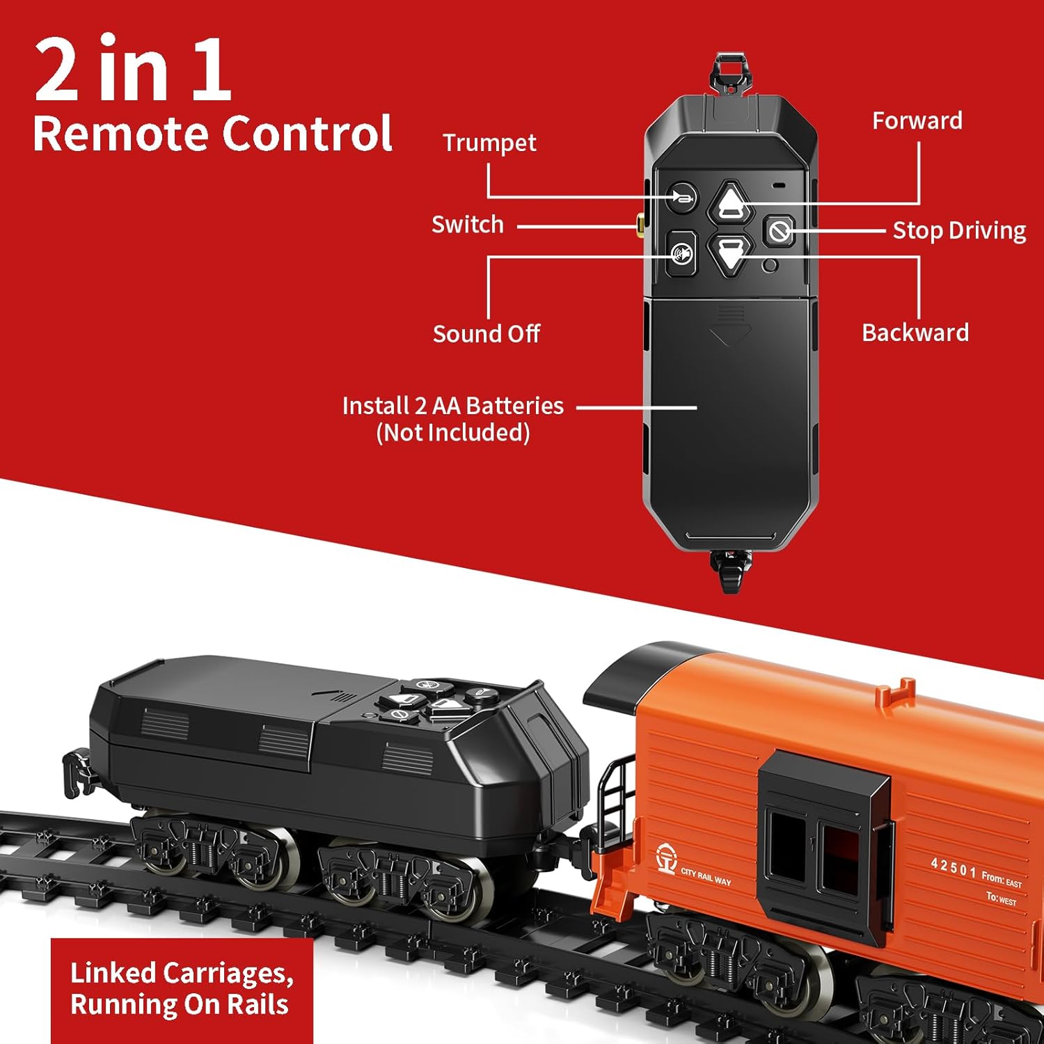 Model Train Set, Remote Contro - Model Kit Locomotive のレビューと価格