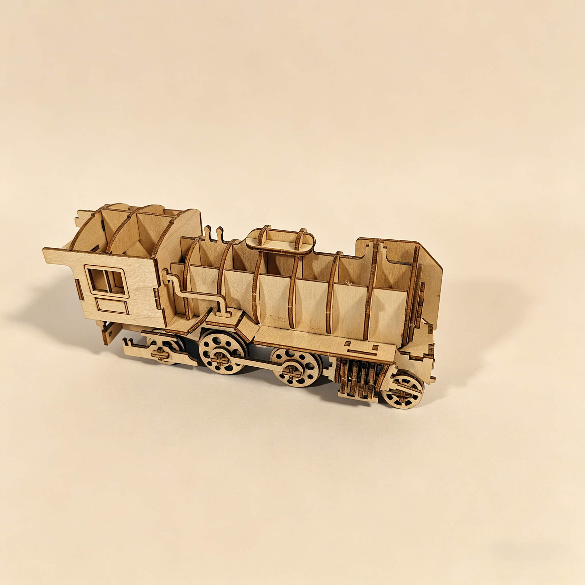 3D Wooden Locomotive Puzzle Mo - Model Kit Locomotive のレビューと価格