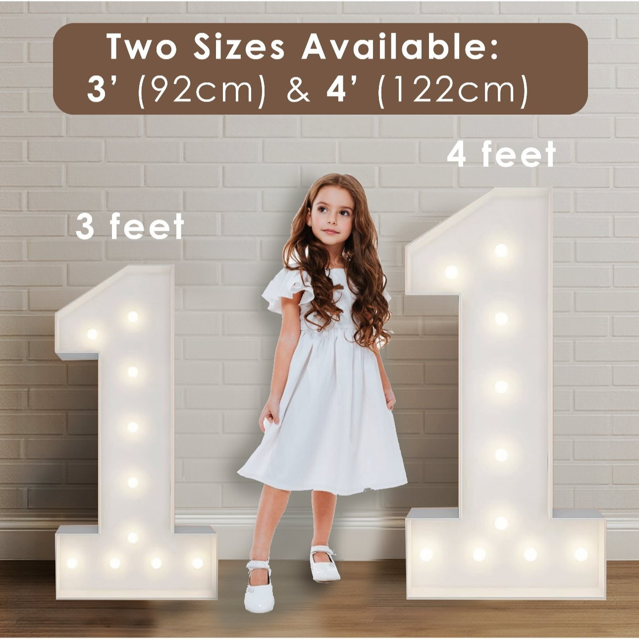 3ft/4ft Marquee Numbers 0-9 Wi - Model Kit Third Party のレビューと価格