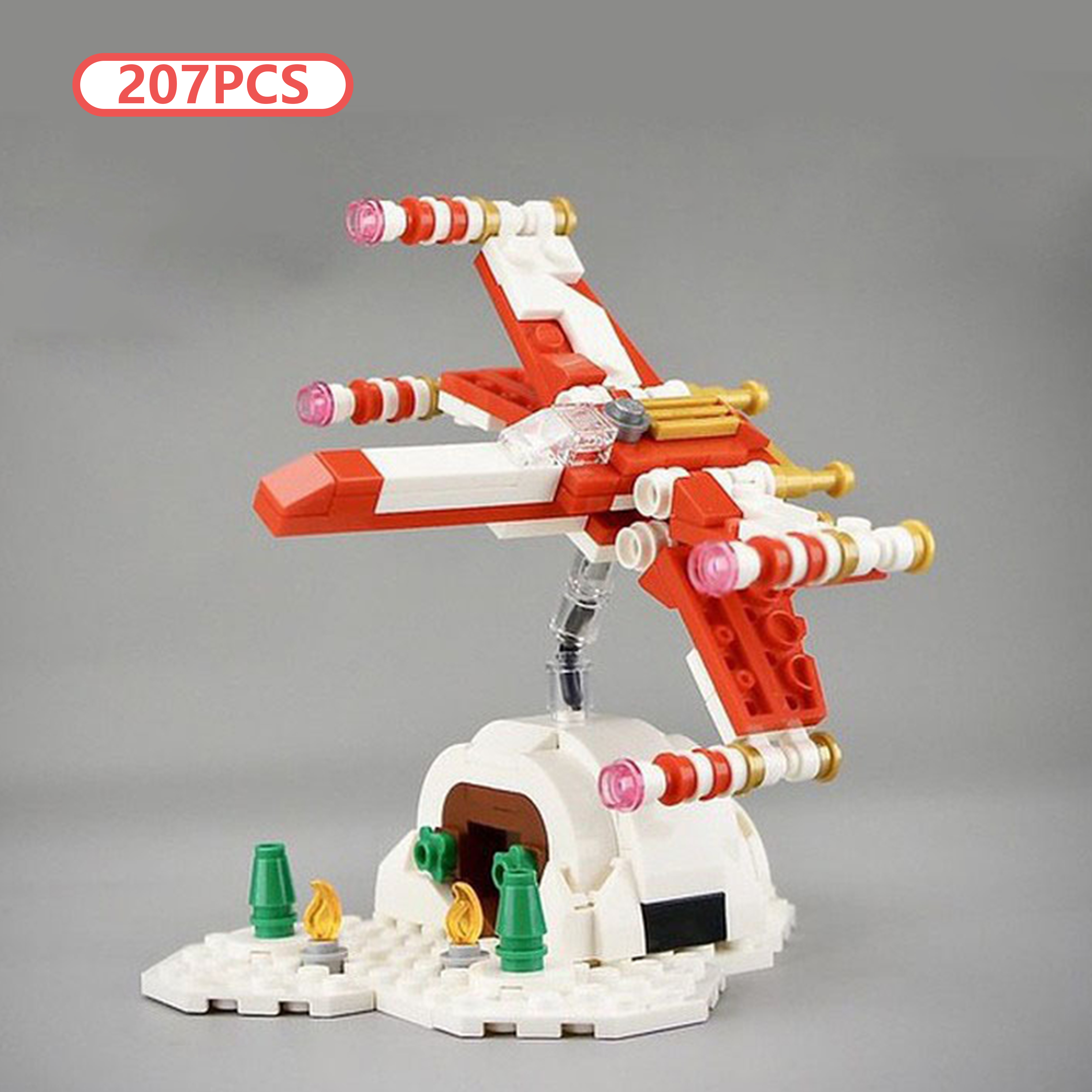 DIY MOC Micro X-Wing Christmas - Model Kit X Wing のレビューと価格