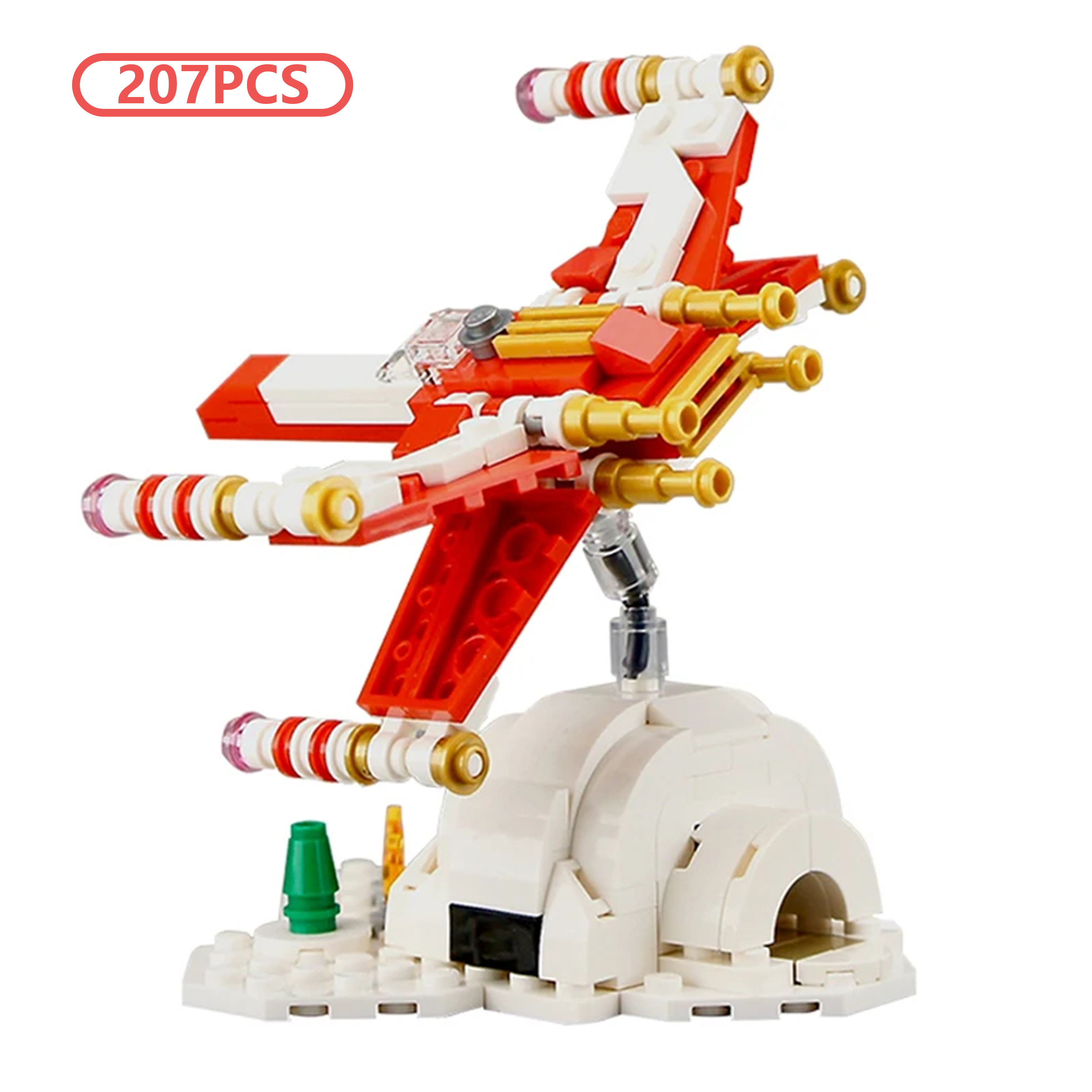 DIY MOC Micro X-Wing Christmas - Model Kit X Wing のレビューと価格