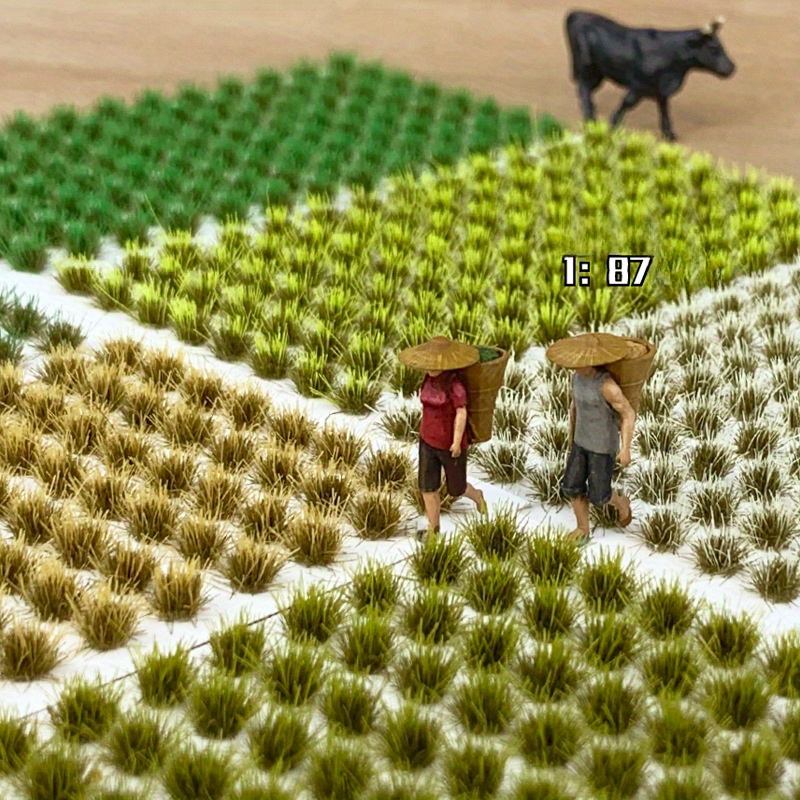 104pcs/pack Static Grass Tuft, - Model Kit Locomotive のレビューと価格