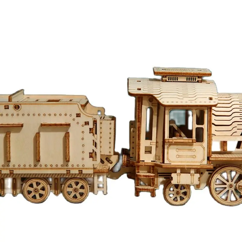 3D Puzzles Movable Classic Ste - Model Kit Locomotive のレビューと価格