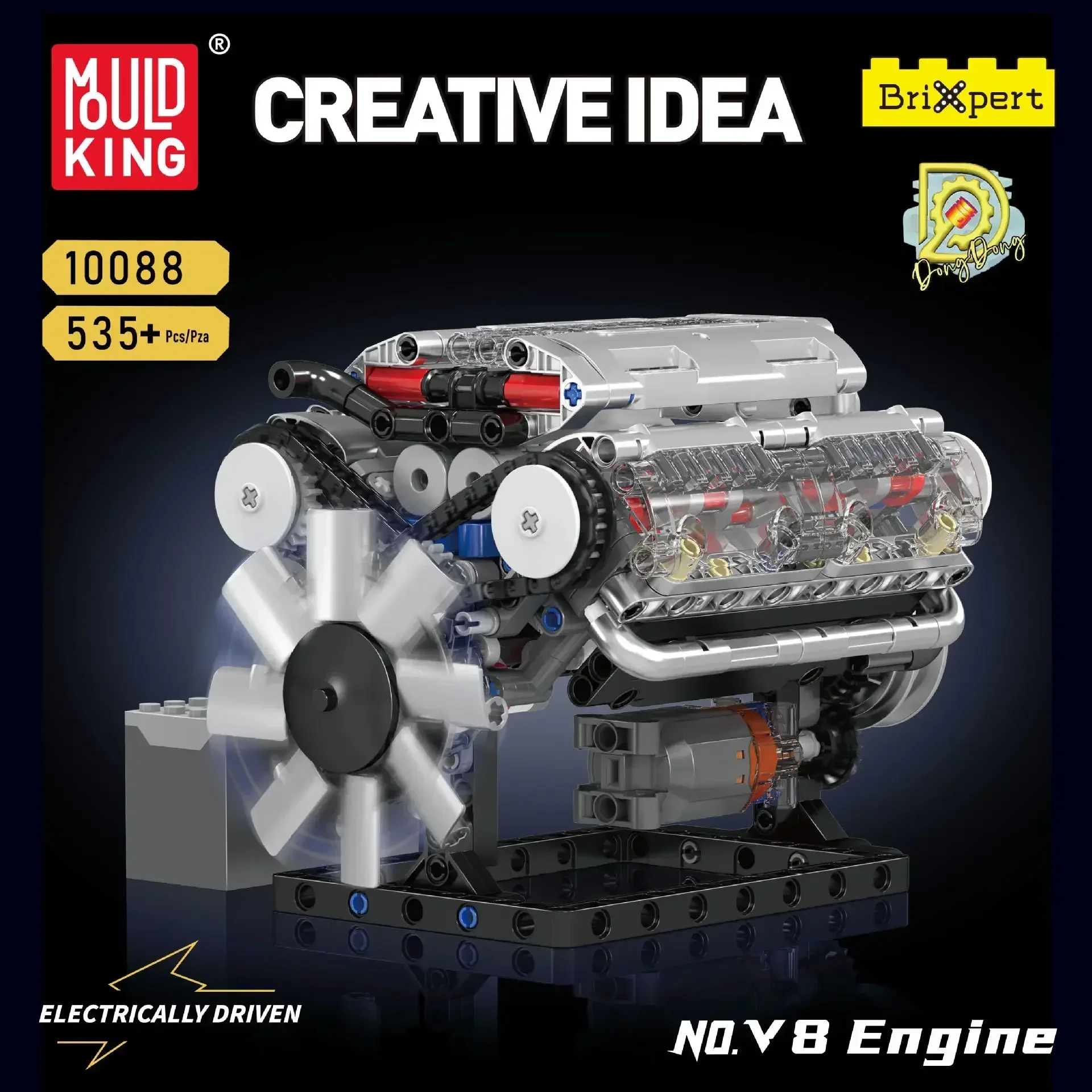 Mould King V8 Engine Building  - Model Kit V8 Engine のレビューと価格
