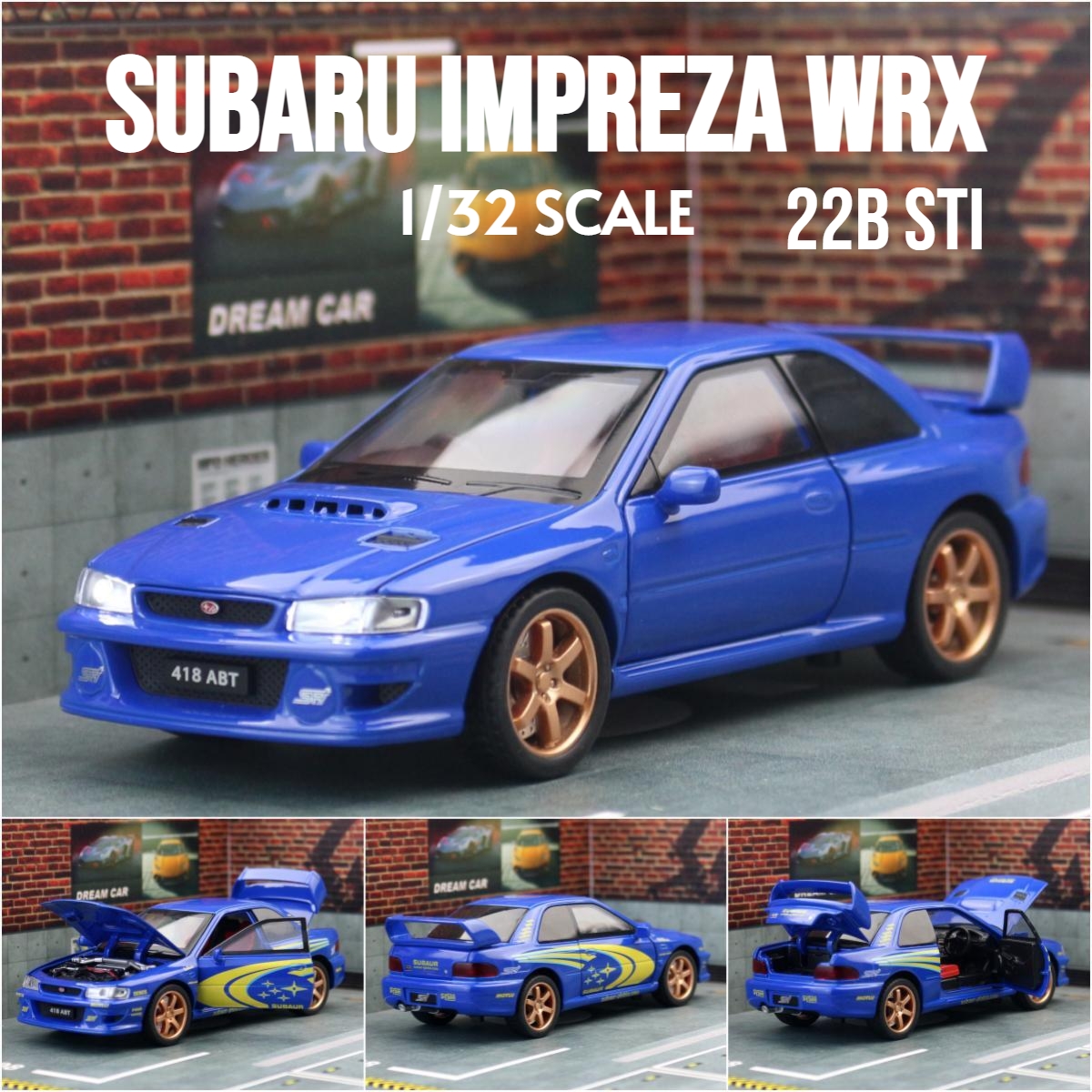 1/32 Subaru Impreza WRX 22B ST - Model Kit Ae86 のレビューと価格