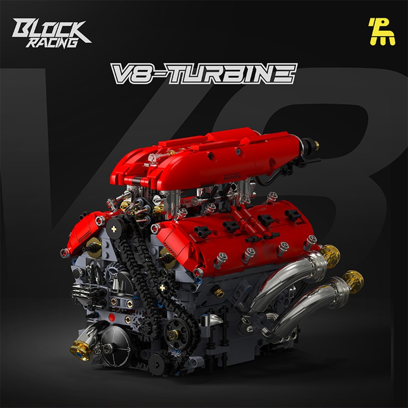 T5011 V8 Turbo Engine Model El - Model Kit V8 Engine のレビューと価格