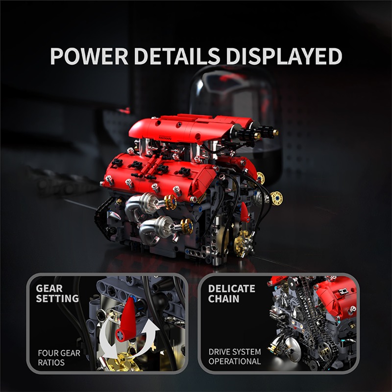 T5011 V8 Turbo Engine Model El - Model Kit V8 Engine のレビューと価格